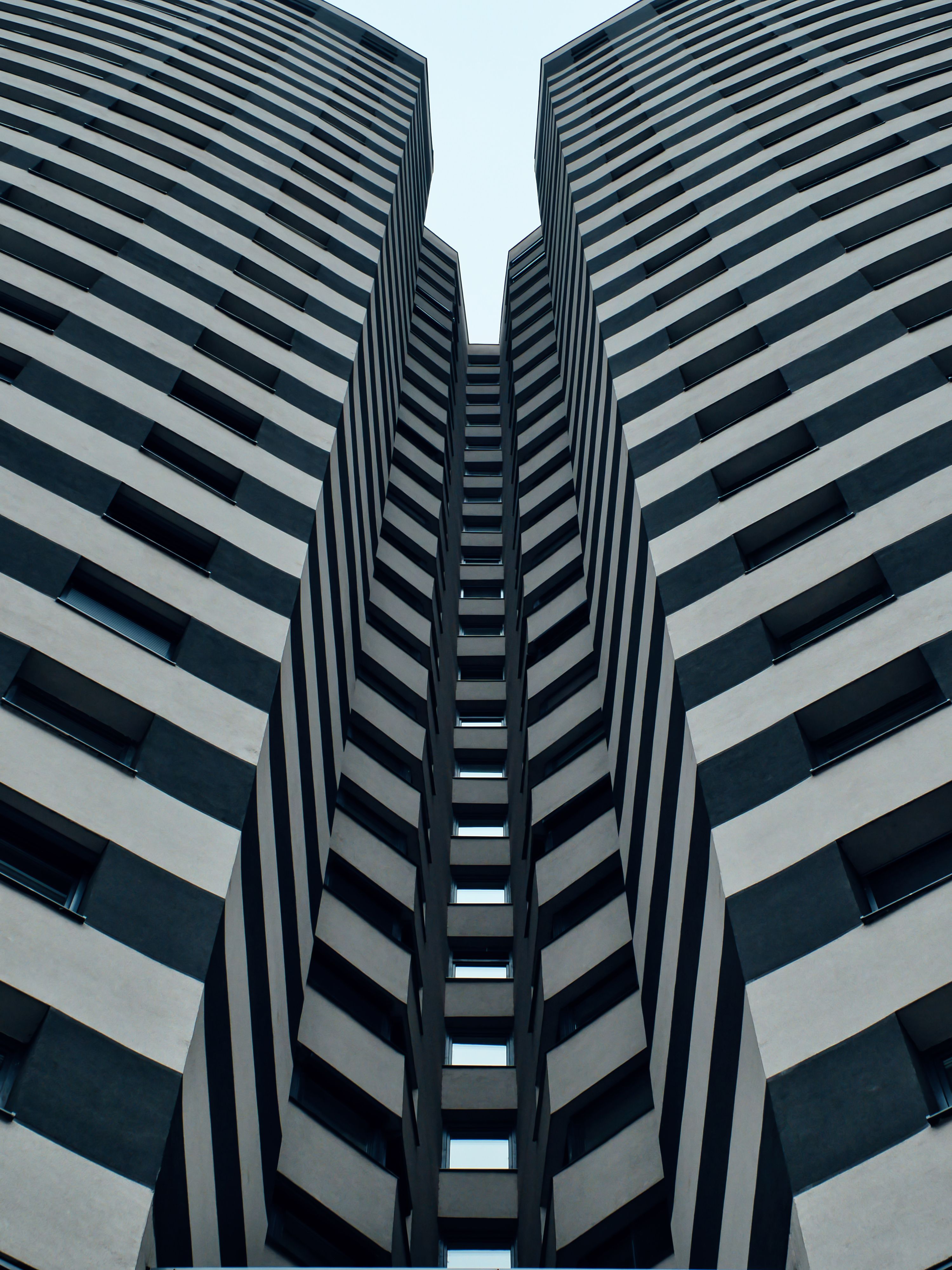 Symmetrical View of Sarajevo High-Rise Building · Free Stock Photo