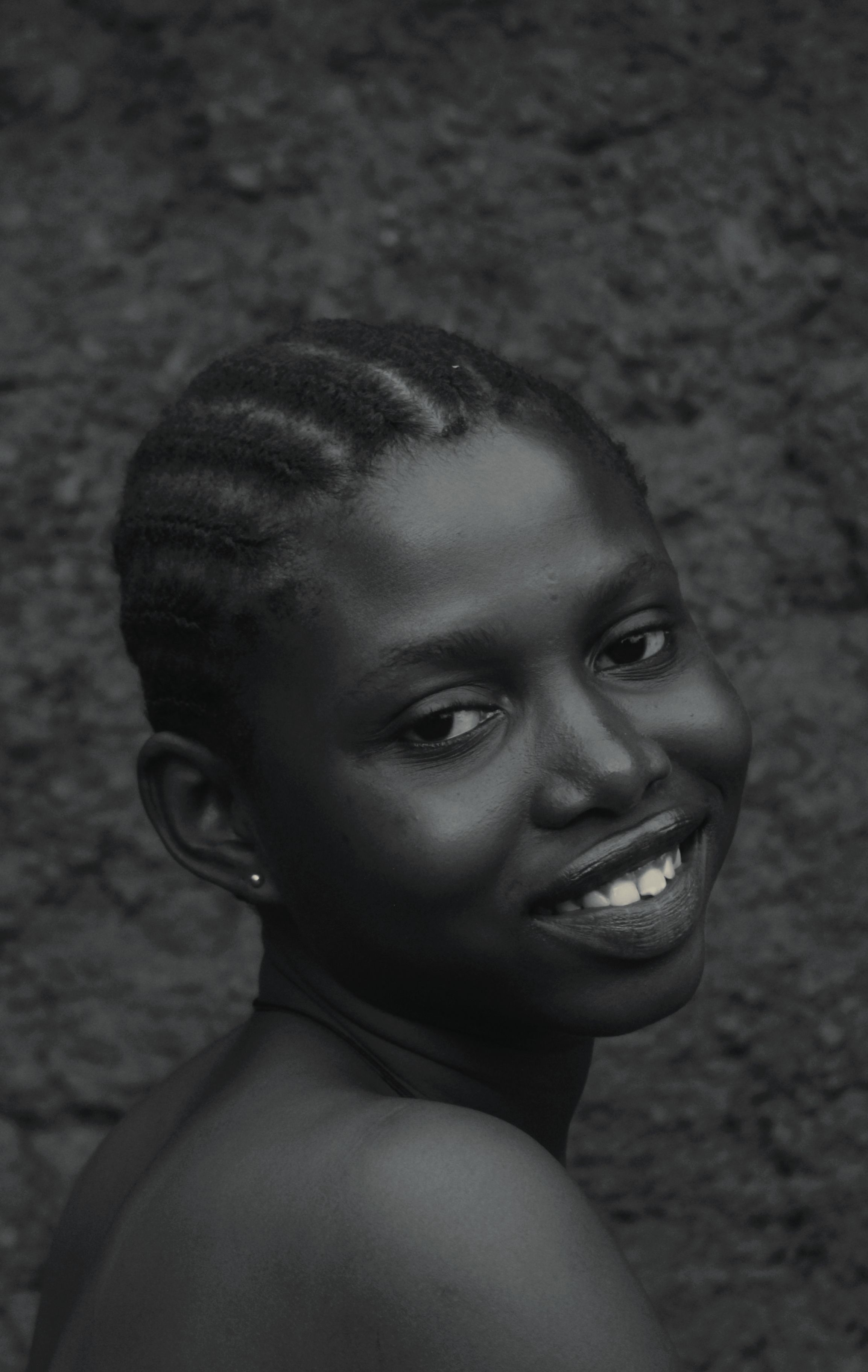 Portrait of Smiling African Woman with Braids · Free Stock Photo
