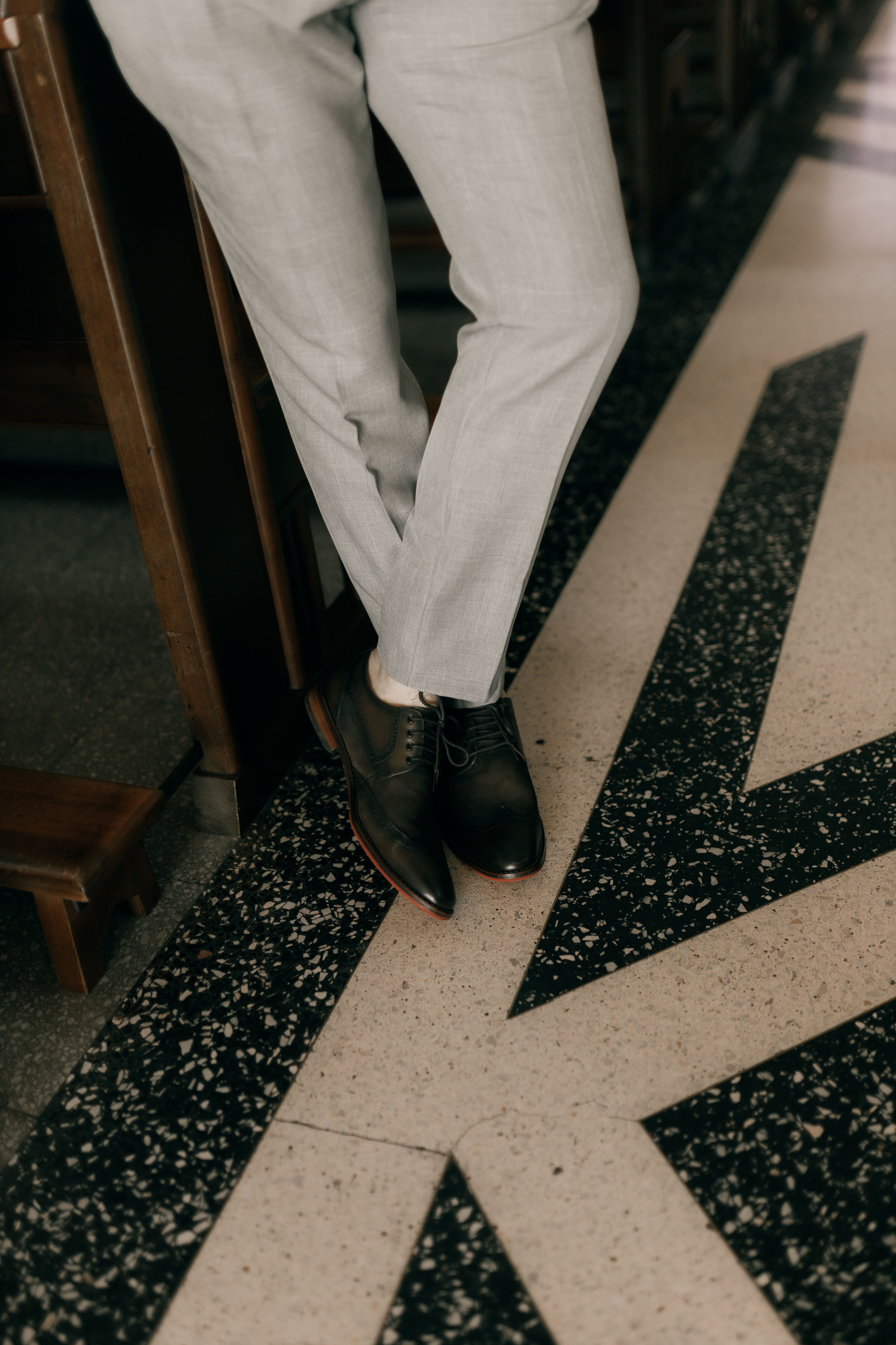 black dress shoes with grey suit Dark Green Suit with Black Accessories – Rental Collection main image 1