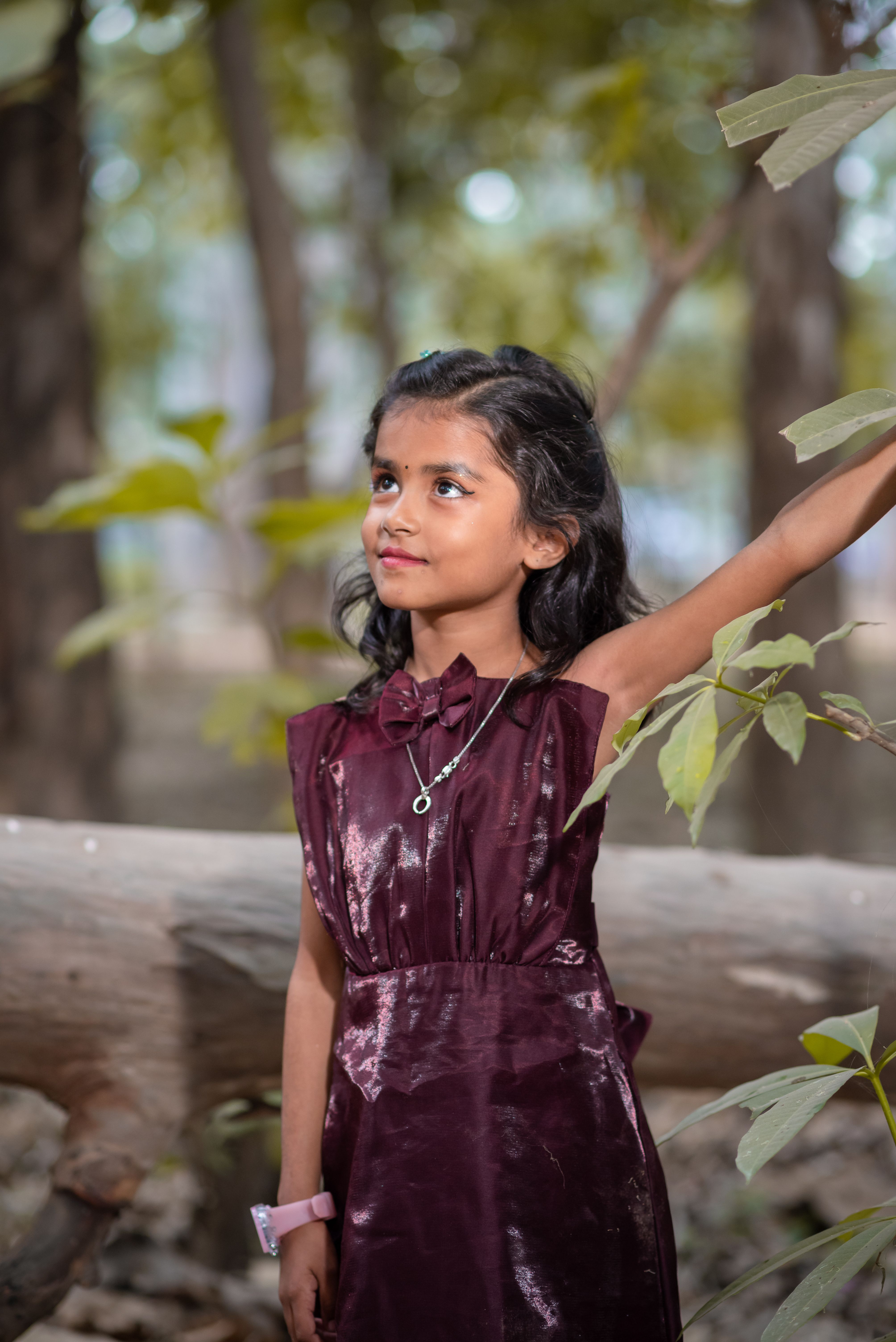 Portrait of a Young Girl in a Forest Setting · Free Stock Photo