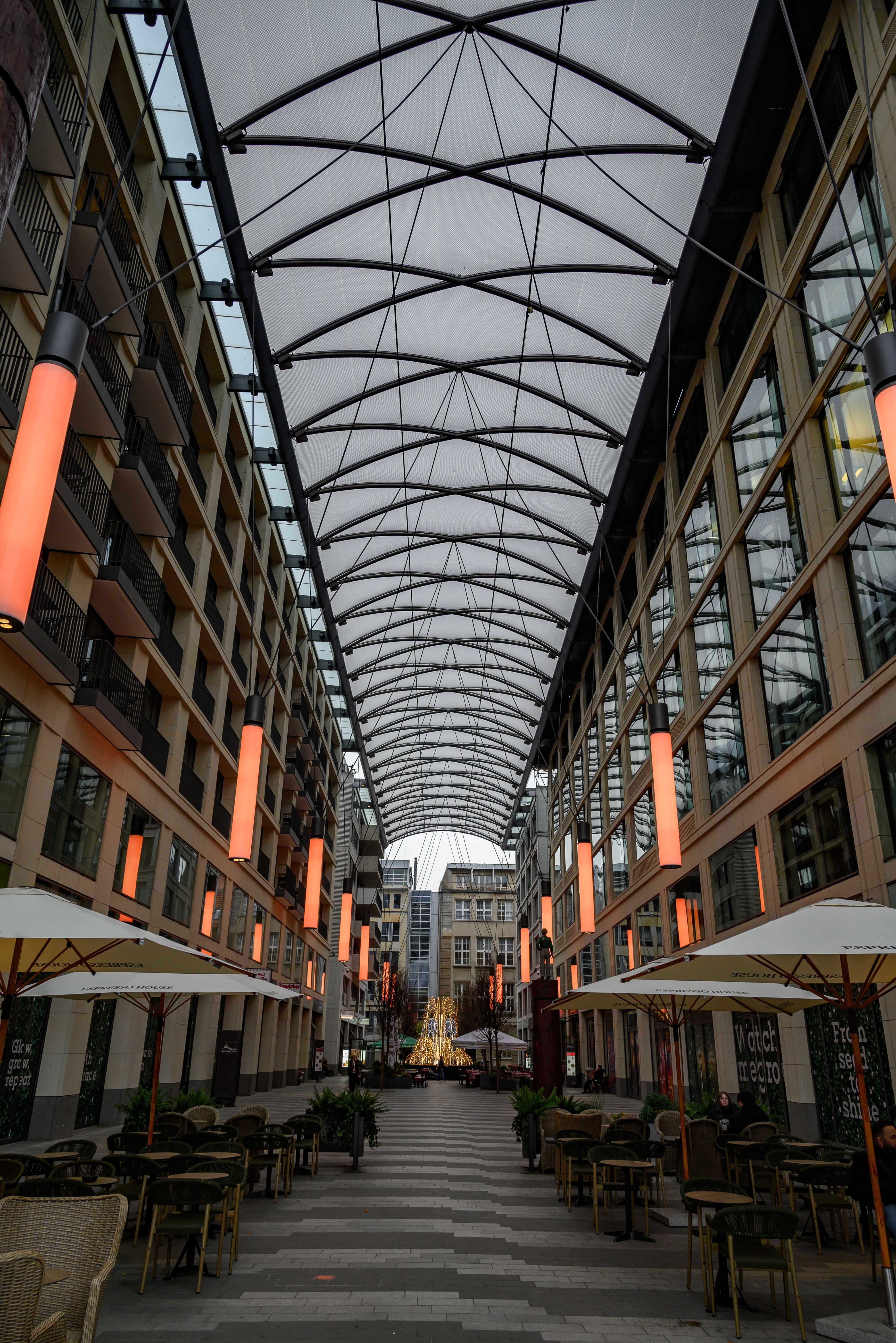 Modern Architectural Arcade in Berlin · Free Stock Photo