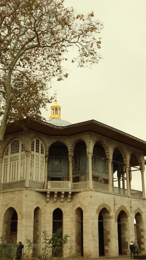 Free Exterior view of a building in Topkapı Palace, Istanbul, showcasing Ottoman architecture. Stock Photo