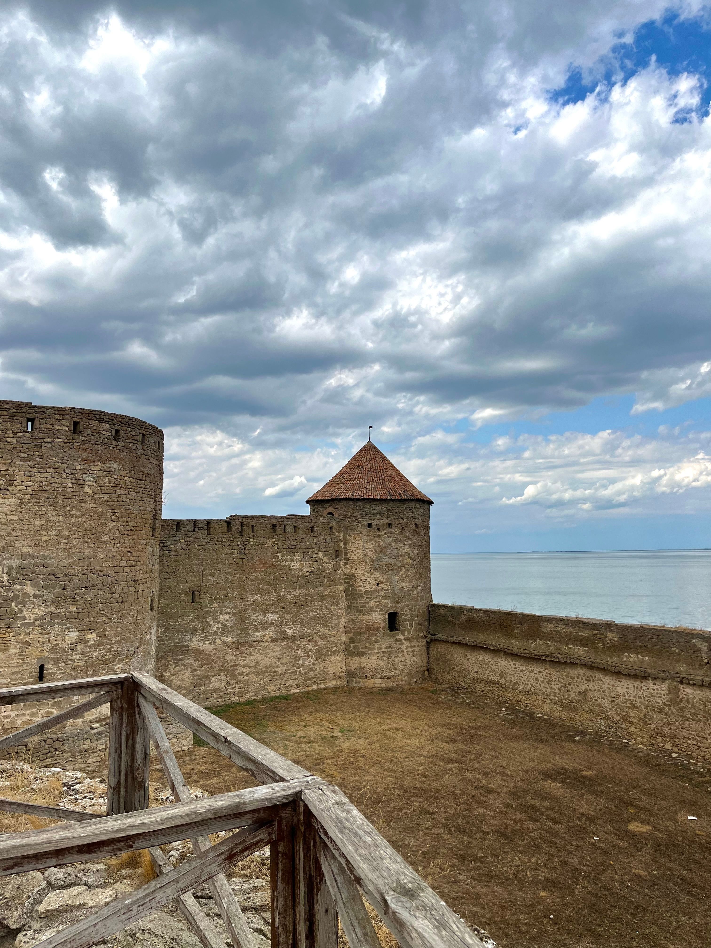 Ancient Fortress Overlooking the Sea · Free Stock Photo