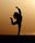 dancing silhouette