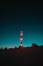 Led Tower Turned on during Night