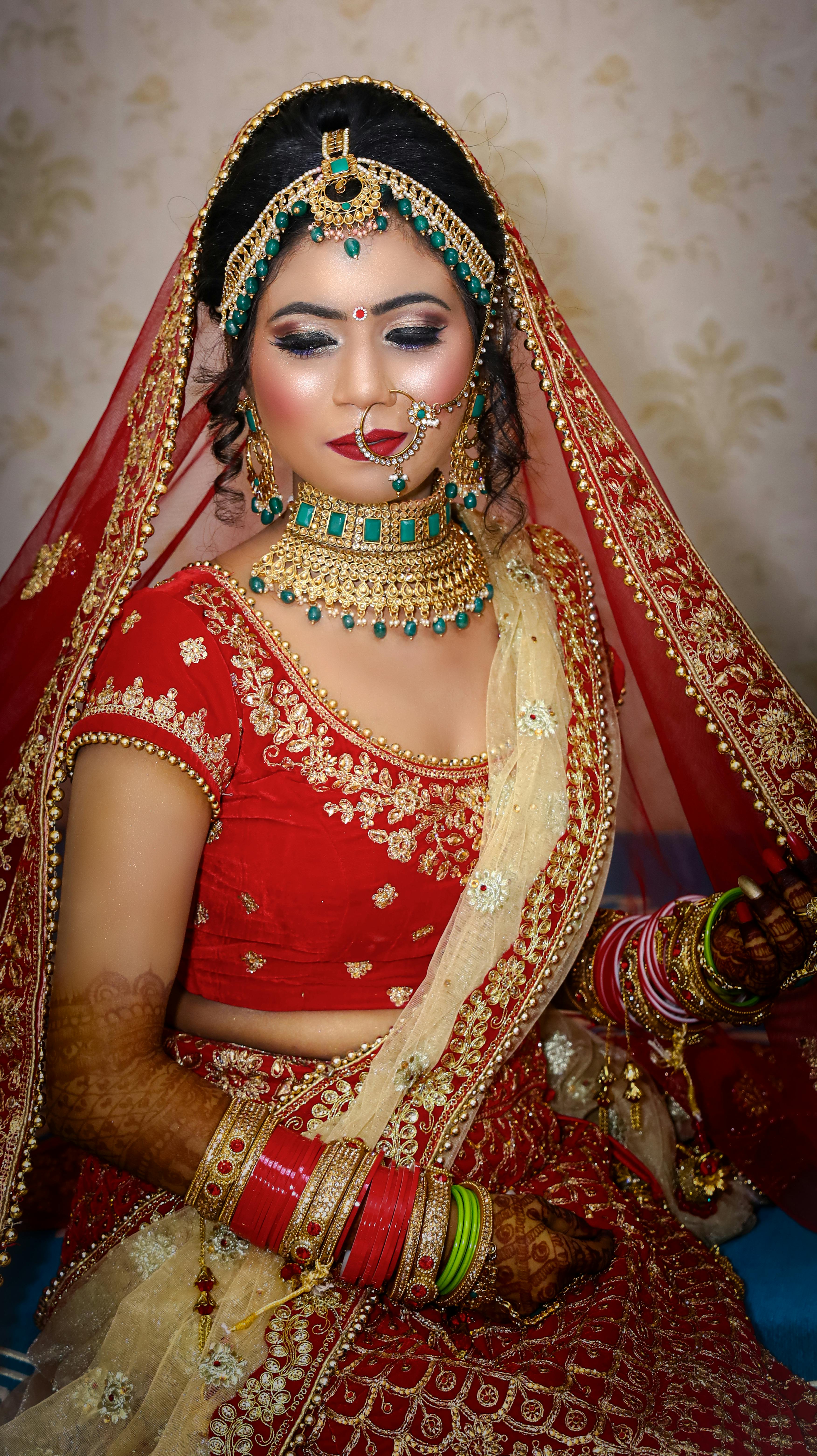 Free stock photo of bridal, bridal photography, indian bride