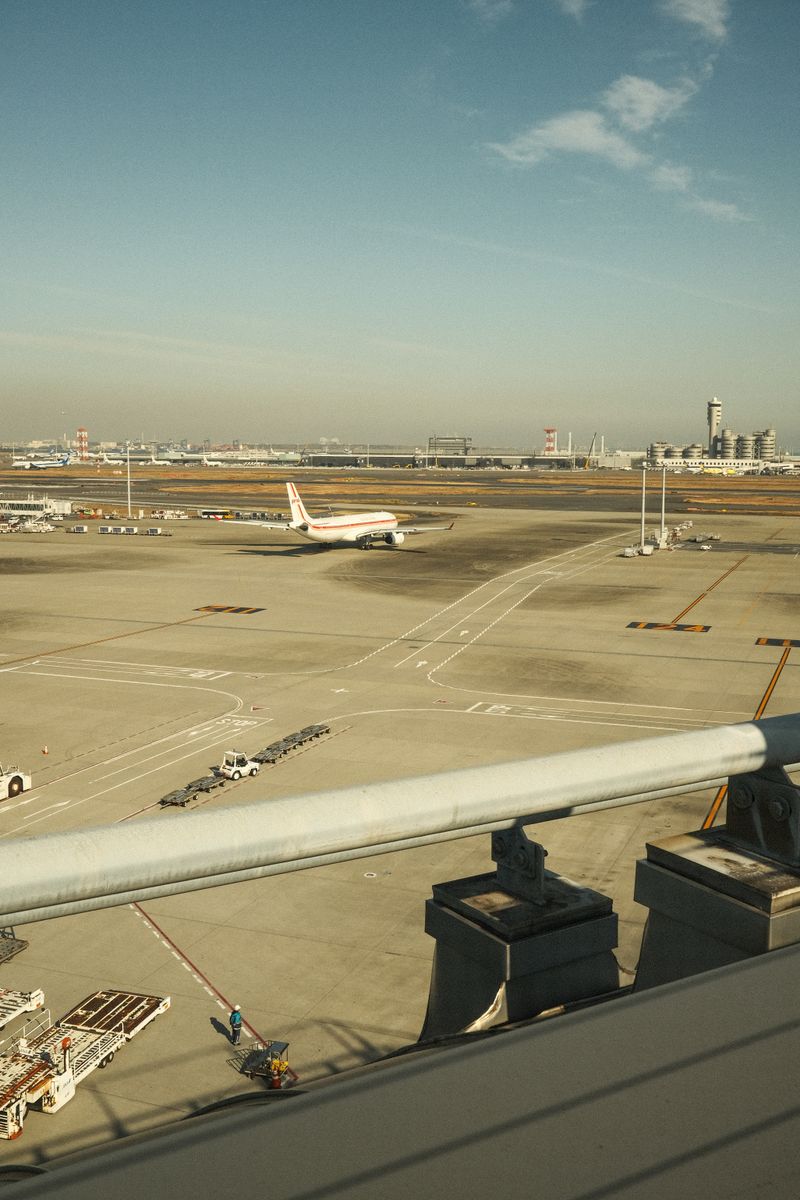 Airport terminal where candidates depart for overseas jobs