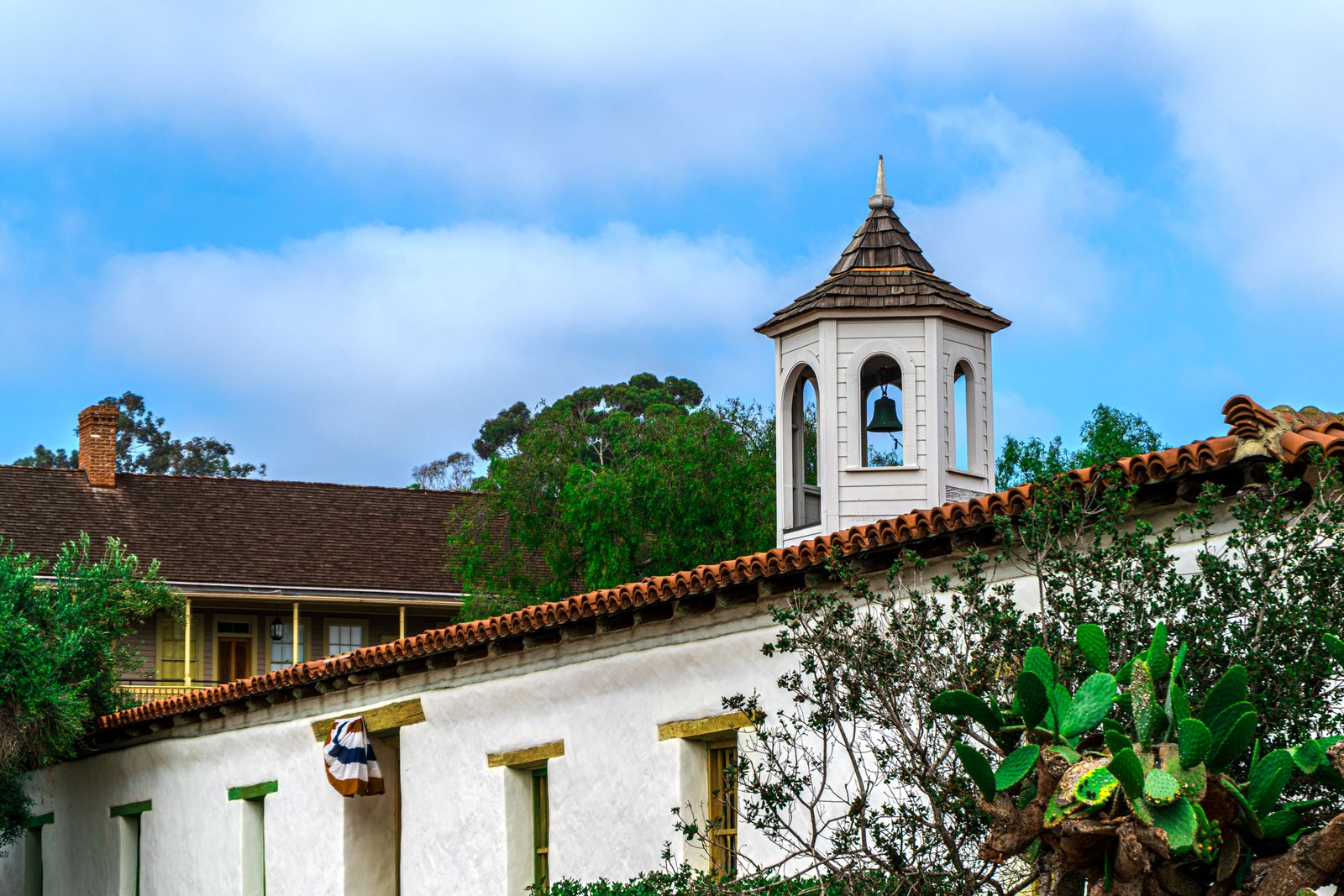 Balboa Park's Spanish Colonial architecture makes for a scenic backdrop before or after a museum visit.