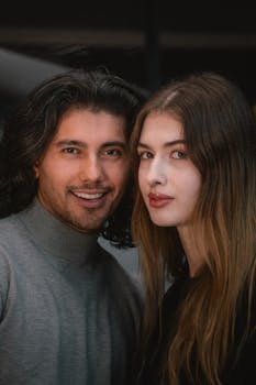 Portrait of two stylish young adults with urban vibes, captured in Vienna, Austria.