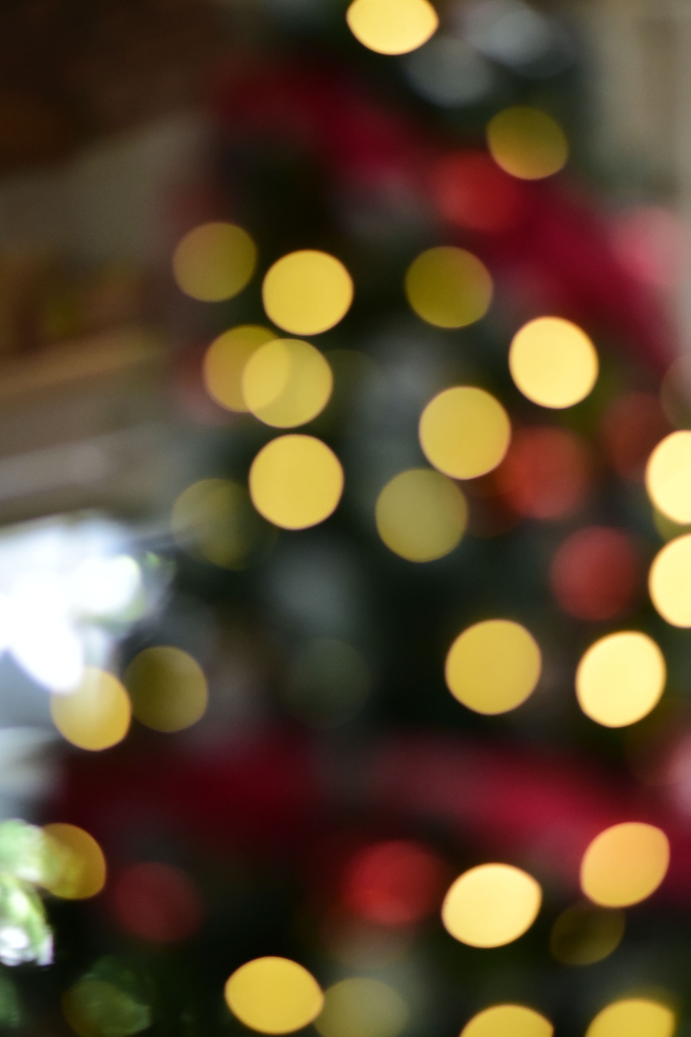 Colorful Bokeh of Festive Christmas Lights · Free Stock Photo