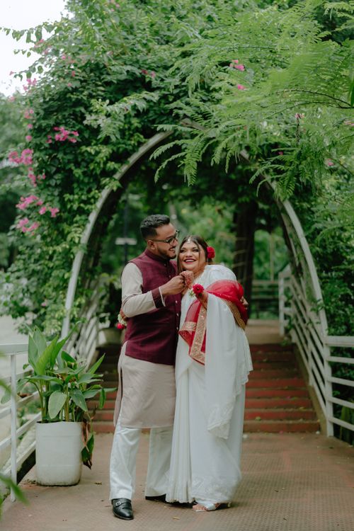 Romantic Indian Couple in Traditional Attire · Free Stock Photo