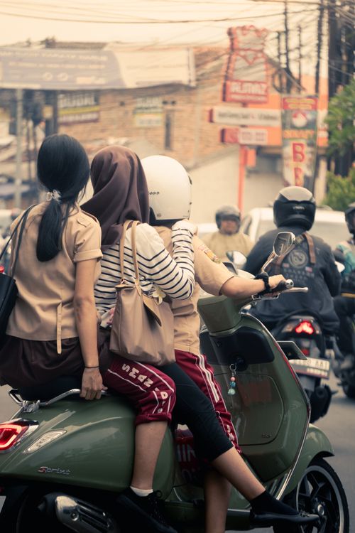 Free stock photo of after school, asian city, backpack Stock Photo
