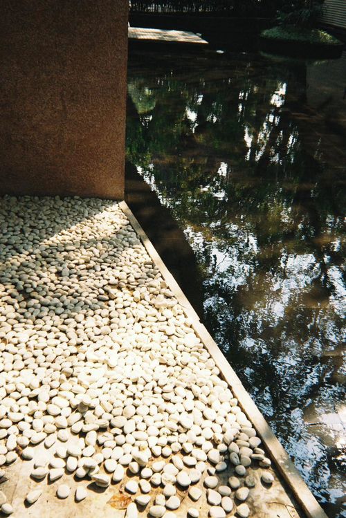 Free stock photo of ancient stone, architectural reflection, calm pond Stock Photo