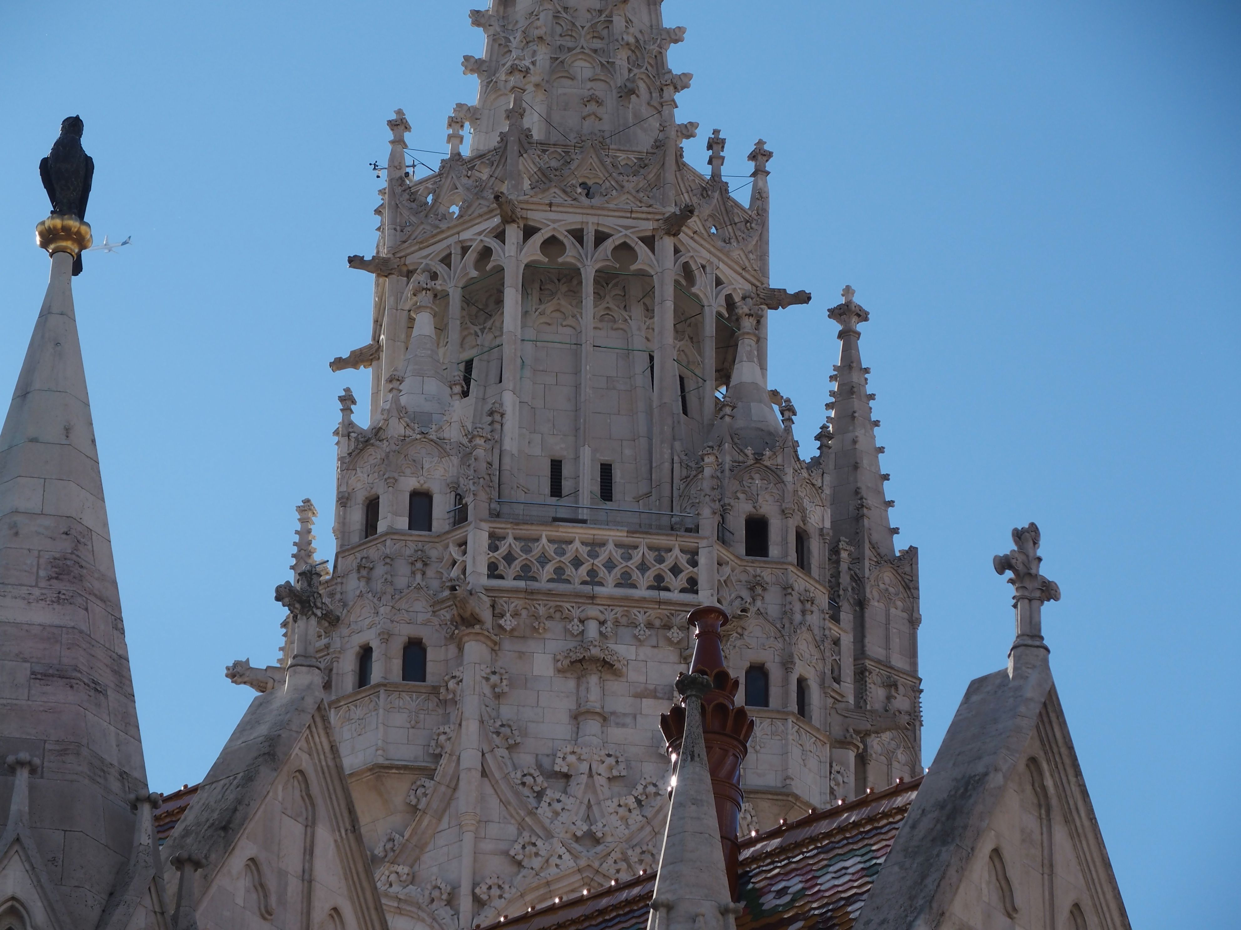 Gothic Cathedral Spire Against Blue Sky · Free Stock Photo