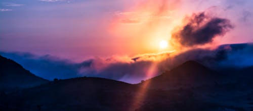 Mountain Landscape during Golden Hour