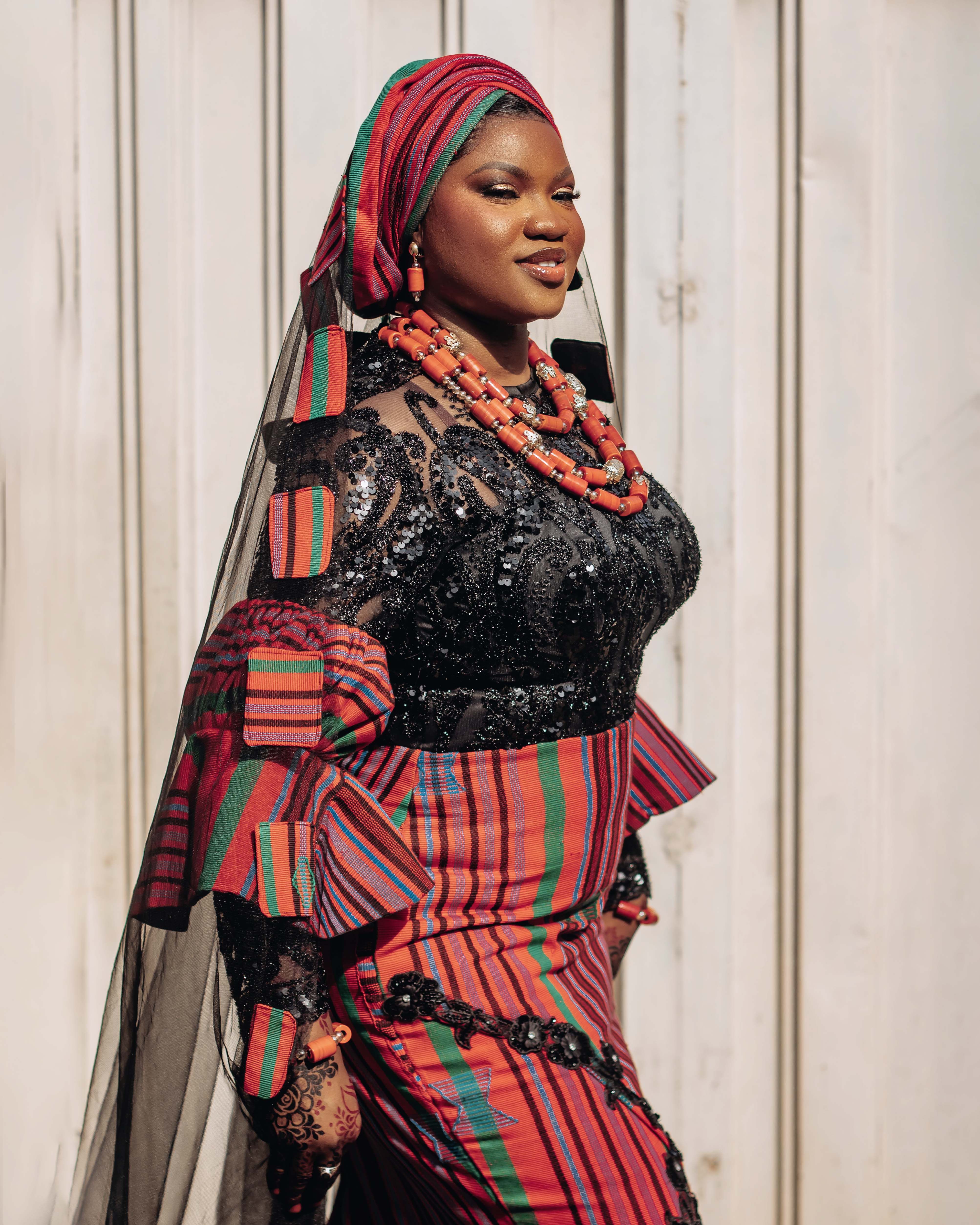Elegant Portrait of Woman in Traditional Attire · Free Stock Photo
