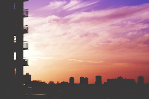 Silhouette of Building