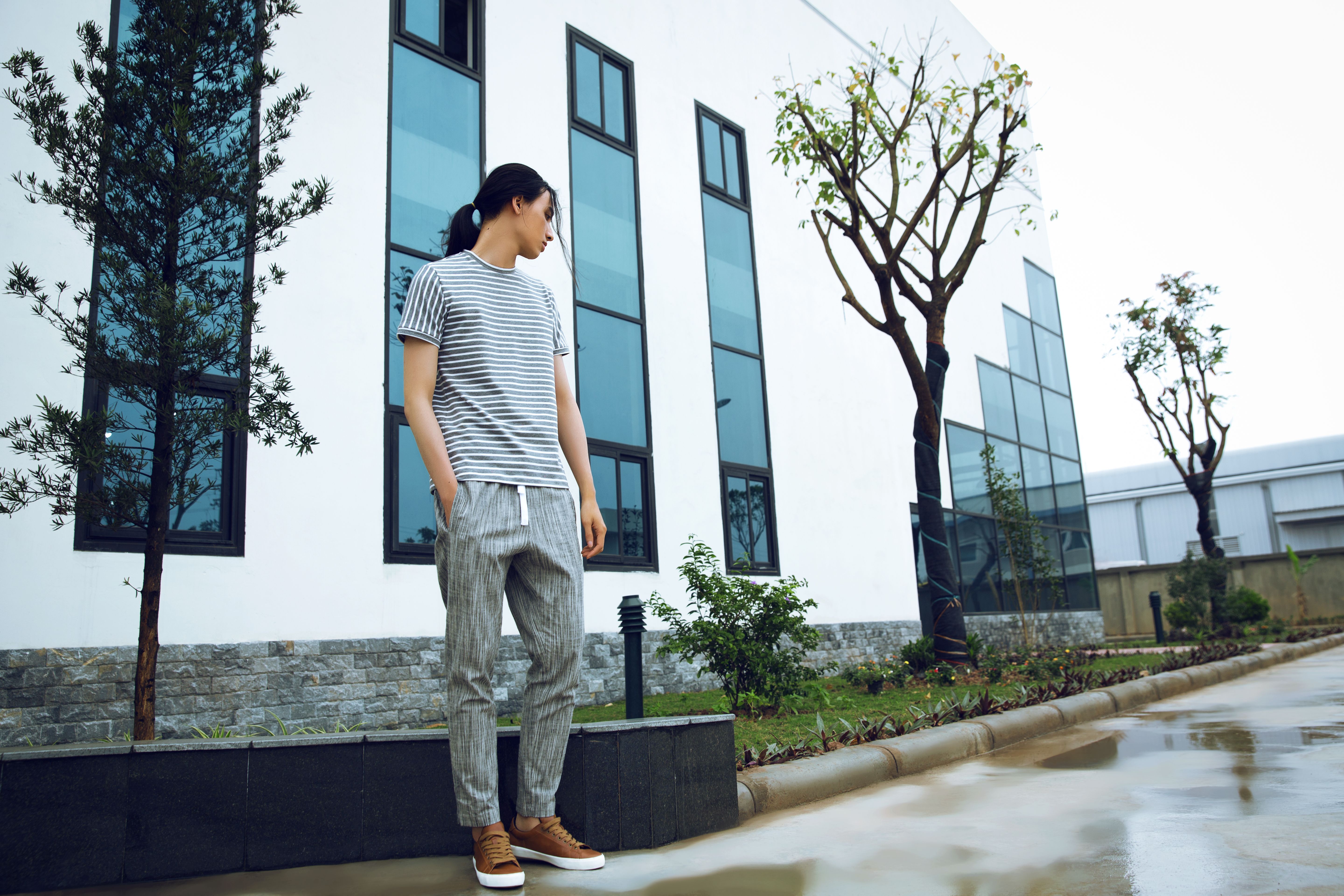 男性街头服饰展示