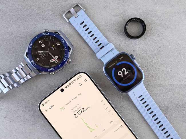 Several smartwatches with assorted bands. Photo by Andrey Matveev on Pexels