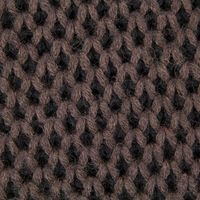 Close-up of a brown and black chunky knit wool texture — photo by Marek Ruczaj on Pexels