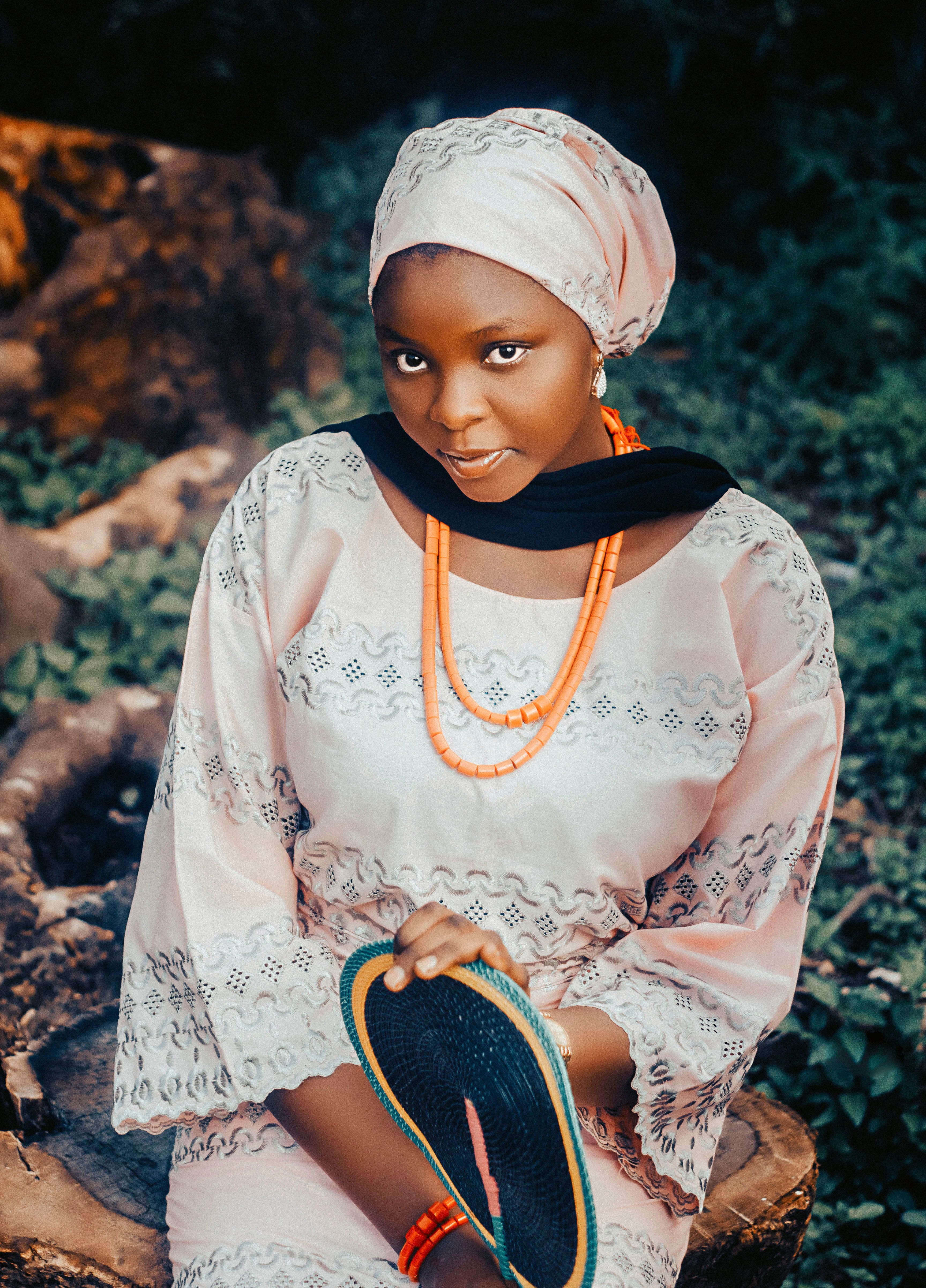Portrait of a Woman in Traditional African Attire · Free Stock Photo