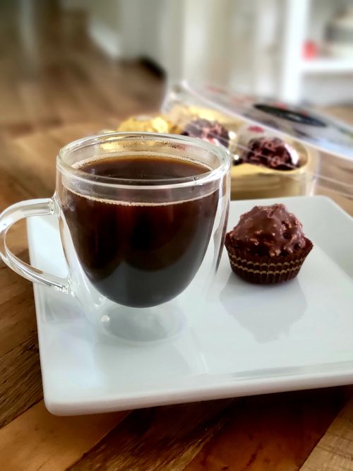 Free coffee  Stock Photo
