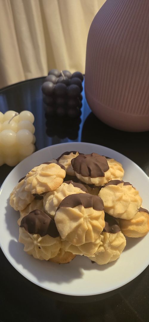 Free butter cookies  Stock Photo
