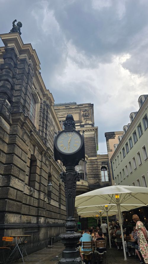 Free Dresden Uhr Münzgasse Stock Photo