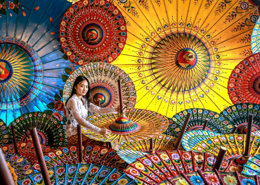 hand made umbrella