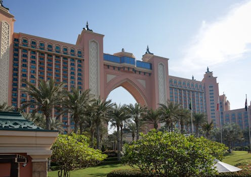 Stunning view of Atlantis The Palm hotel showcasing modern architecture in Dubai.