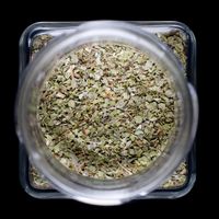 Dried herbs in a clear glass jar — Marek Ruczaj on Pexels