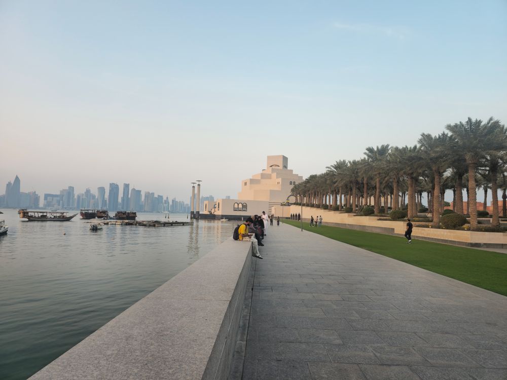 Doha skyline and Museum of Islamic Art