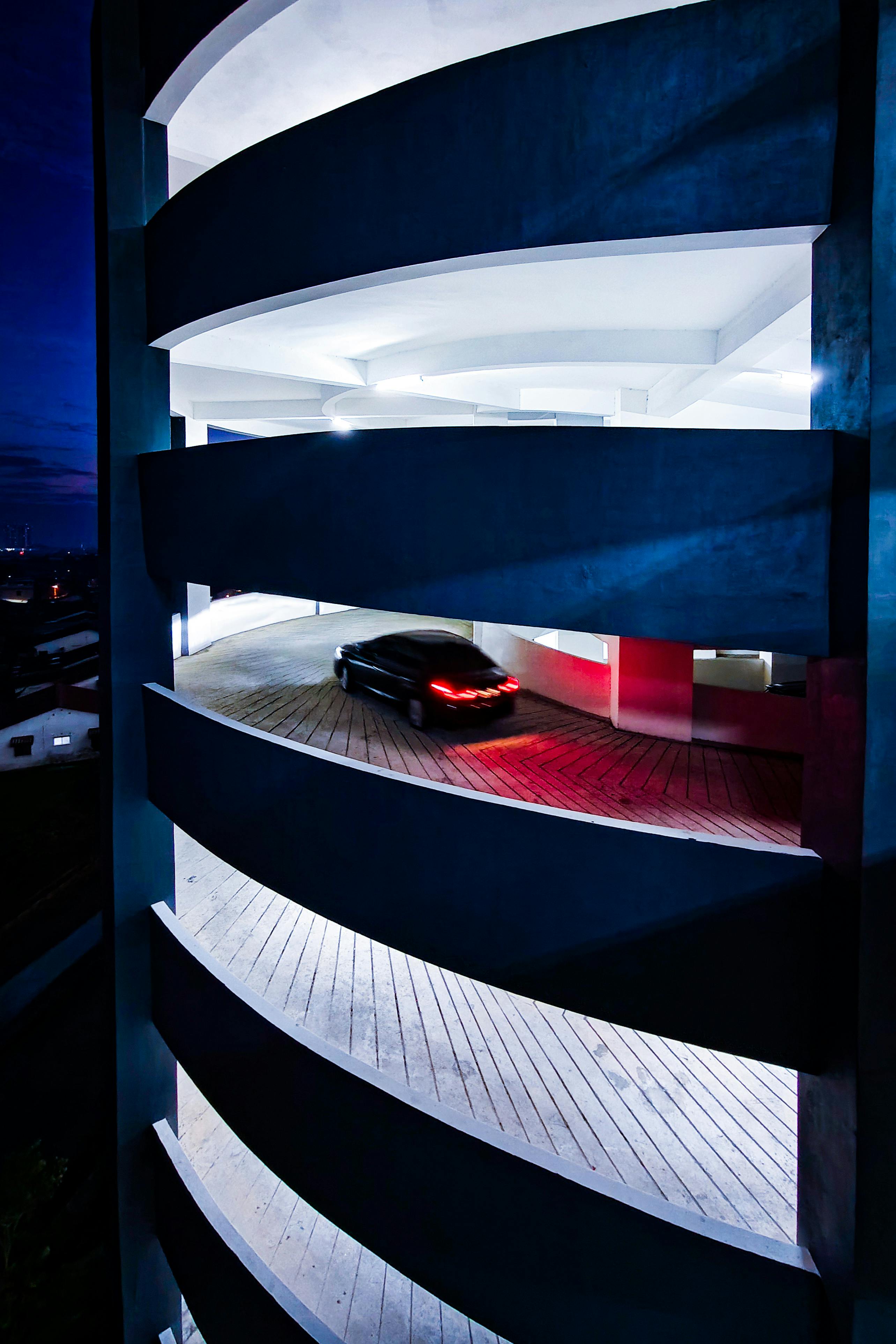 Cracked concrete driveway showing signs of wear