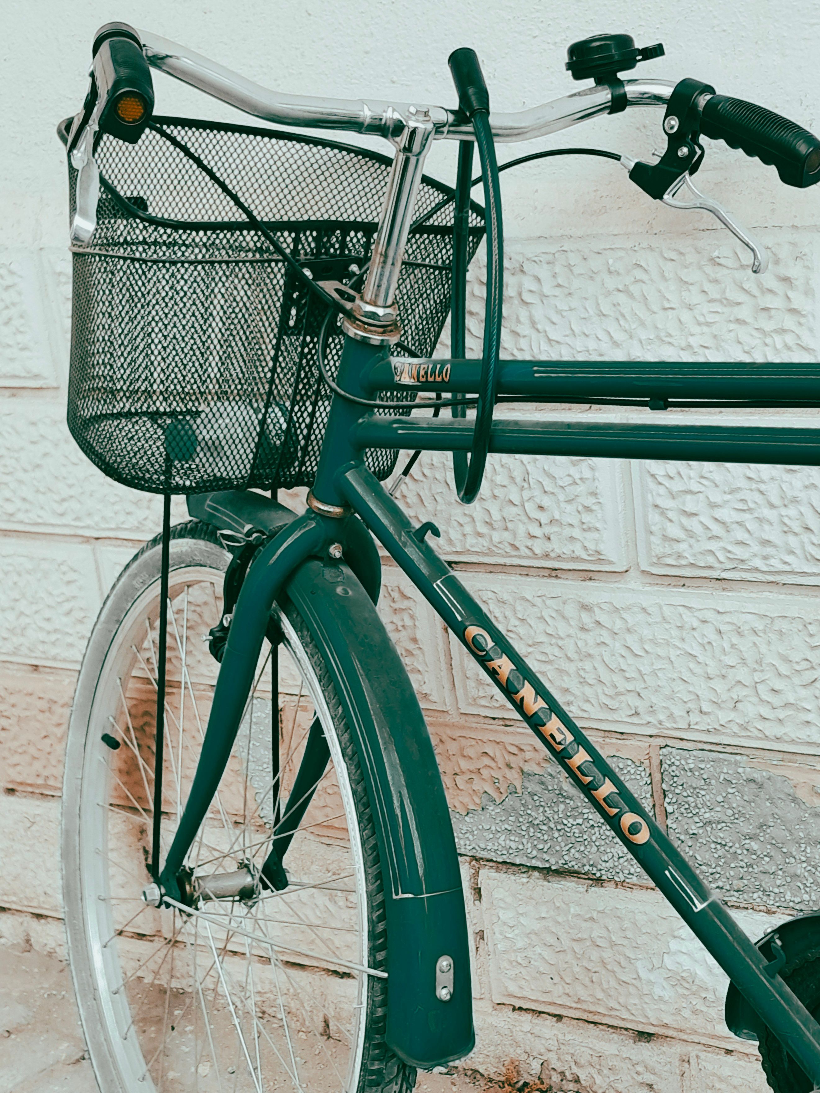 Cesto Metálico para Trotinete e Bicicleta