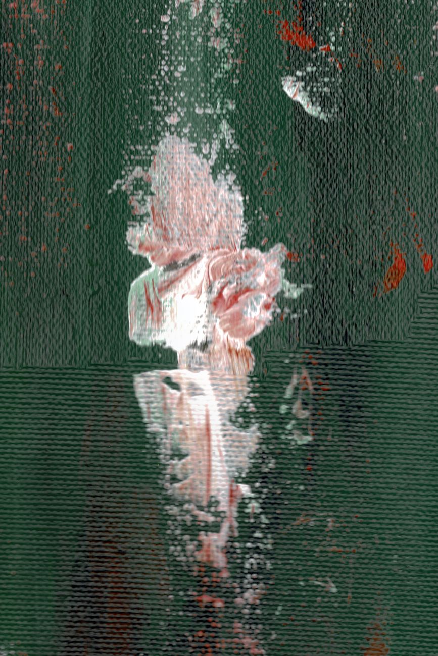 Dusty rose abstract painting print