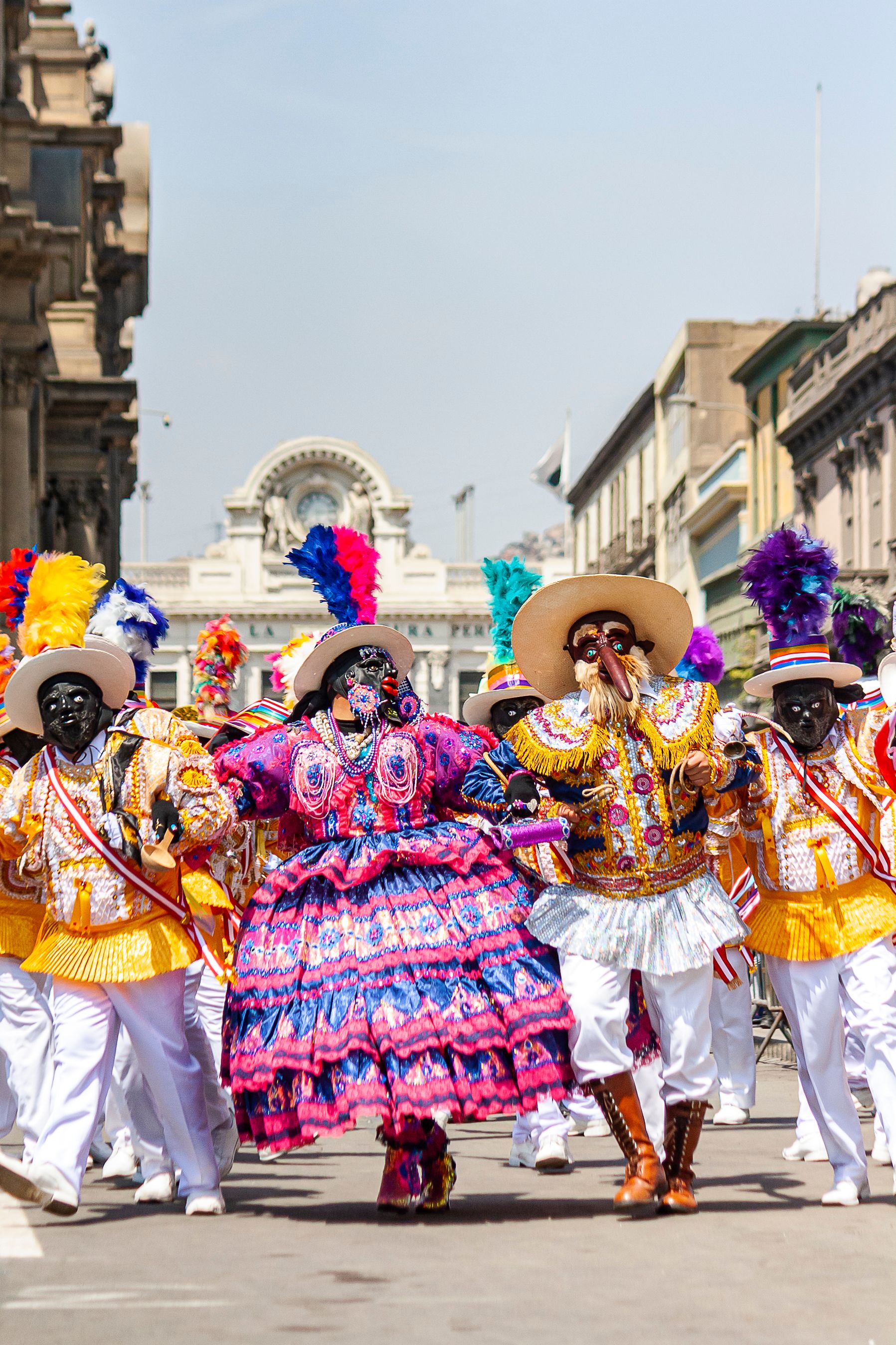 Vibrant Cultural Parade in Lima, Peru · Free Stock Photo