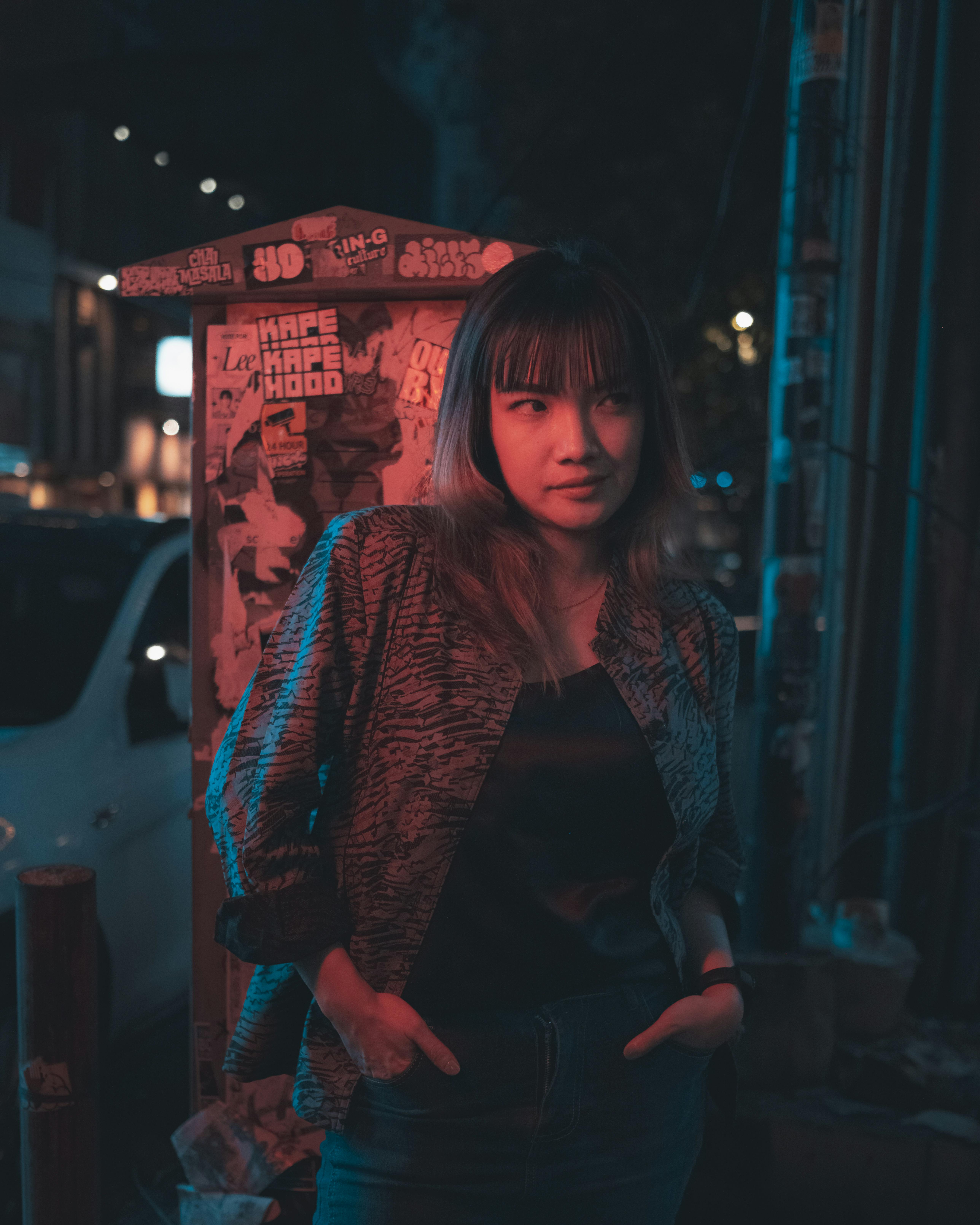 Free stock photo of neon light, night photography, night stroll