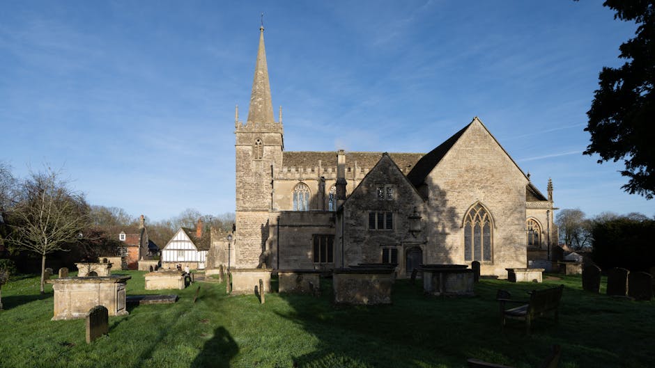 Free stock photo of building, church, village