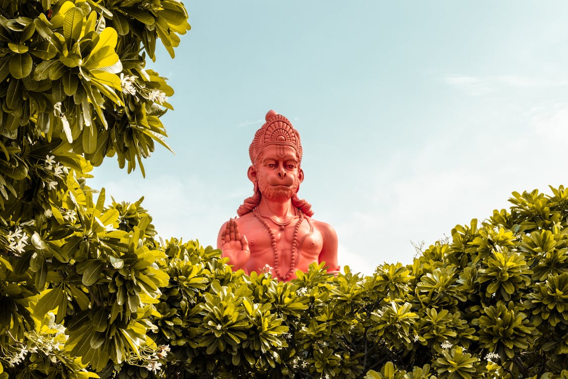 ハヌマーンヒンドゥー教の神の像の写真