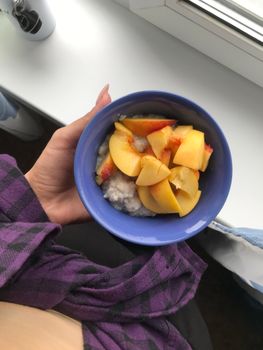 Baby Toddler Cereal, Oatmeal With Fruit, Ready-To-Eat