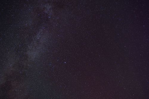 Free Capture of a clear starry night sky in Stechlin, Brandenburg, showcasing the Milky Way. Stock Photo