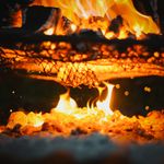Coal bed burning in the forge, photo by Pato Mec on Pexels