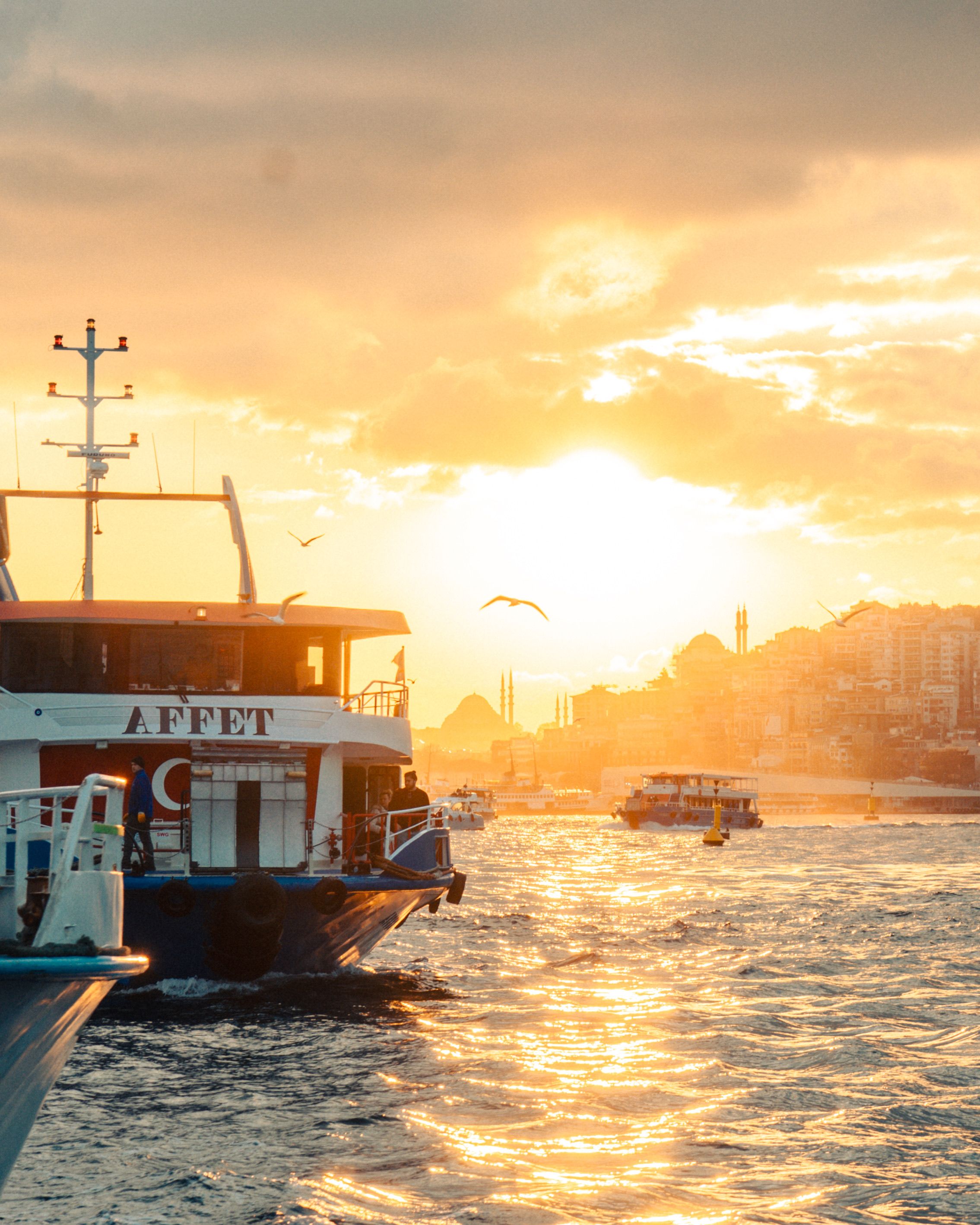 Bosphorus Cruise at Sunset — Istanbul