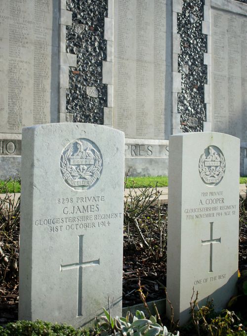 Free Close-up of military headstones at a historic cemetery, honoring WWI soldiers. Stock Photo