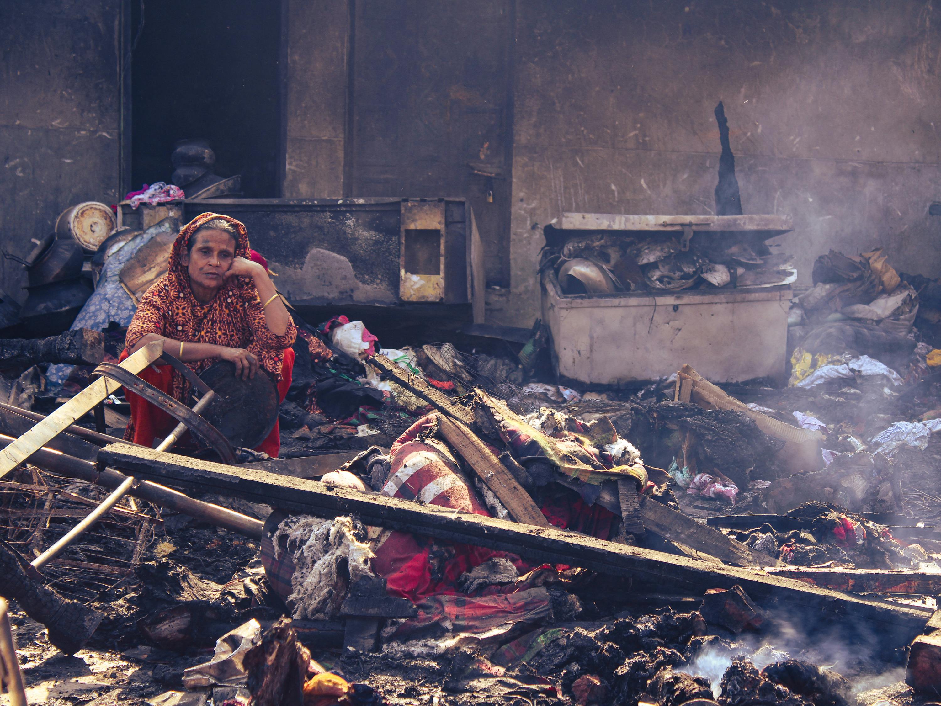 lost everything in Fire incident.