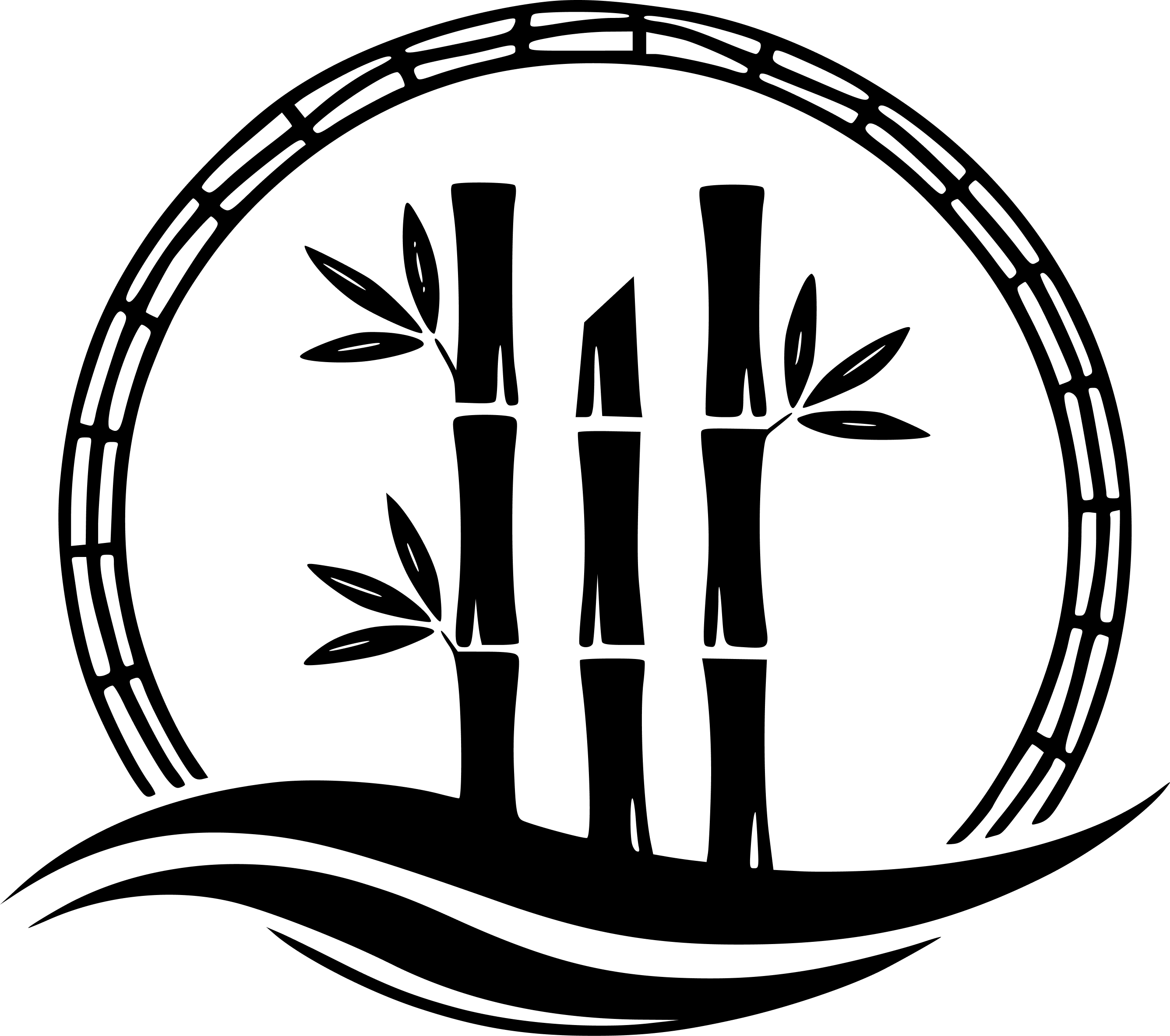 Okyanus Bambu Dekorasyon