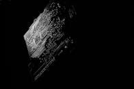 PCB Board in Black and White