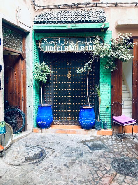 Patio central d'un riad traditionnel Marrakech
