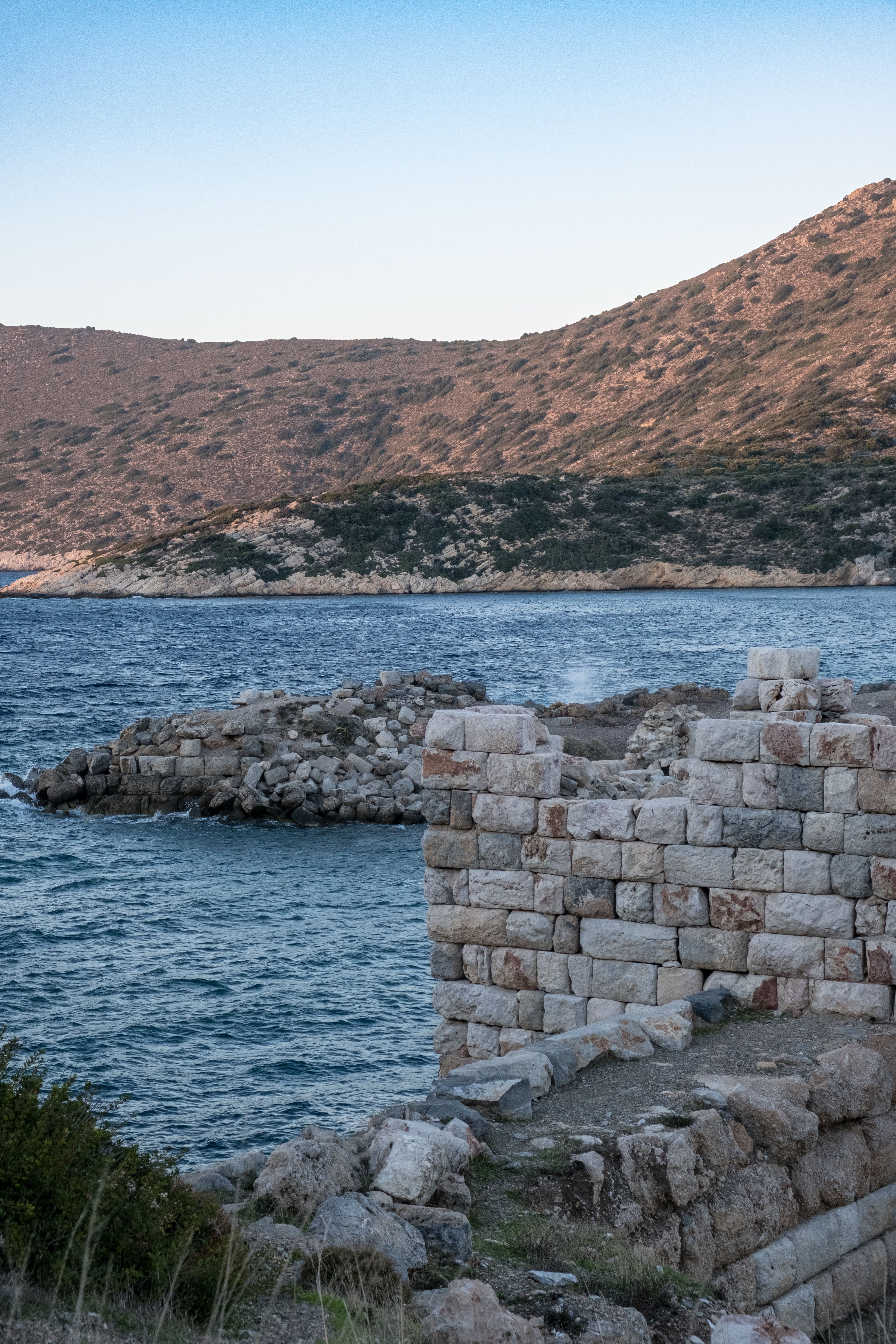 Ancient Coastal Ruins Overlooking the Sea · Free Stock Photo