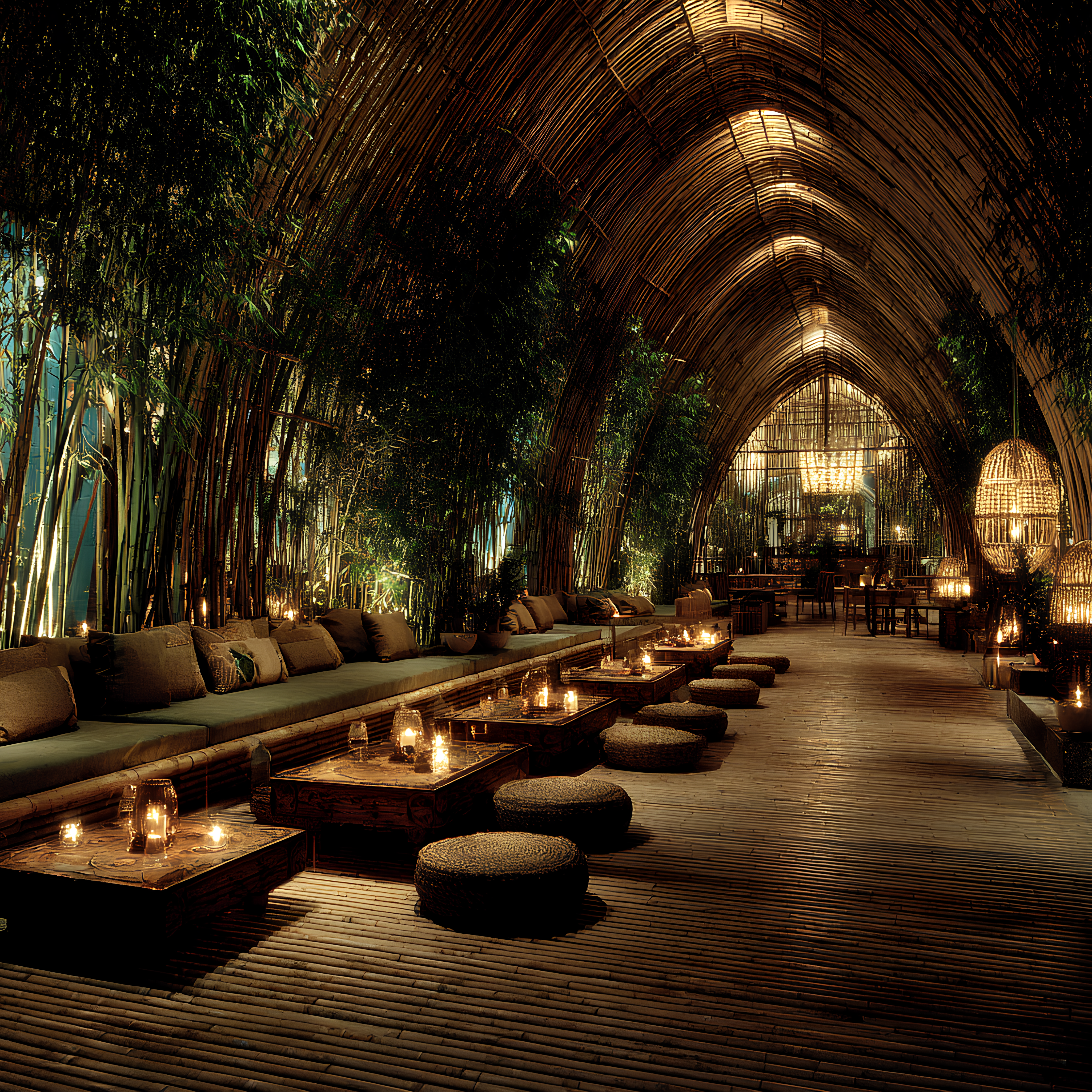 Cafe Bambu Tasarımı